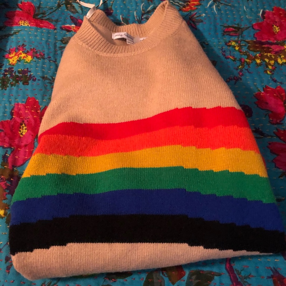Rainbow sweater.                       NWOT